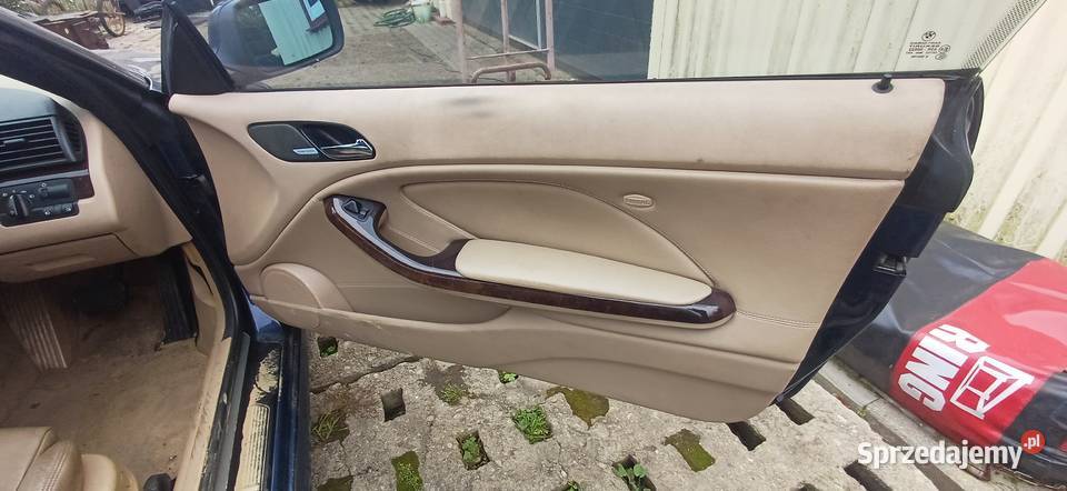 BMW E46 COUPE SKÓRA FOTELE KANAPA BOCZKI MPAKIET łódzkie Łódź