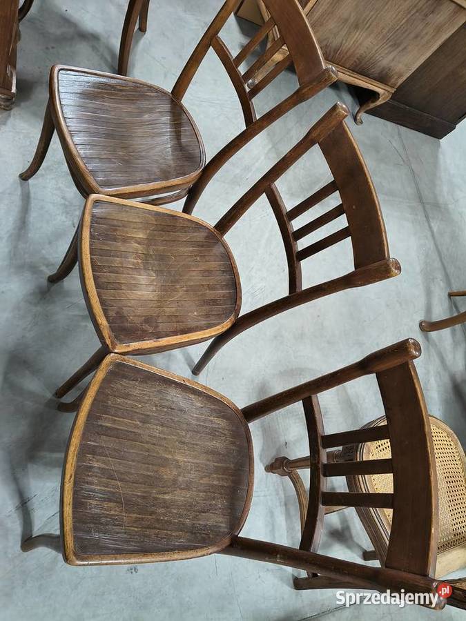 3 Krzesła Thonet Wiązowna