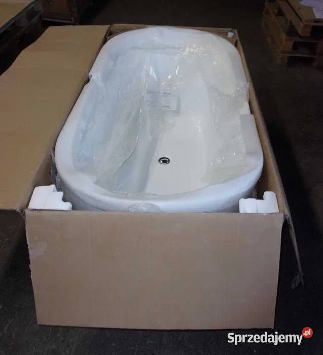 Wanna wolnostojąca akrylowa duża owalna okrągła 58cm Siedlisko