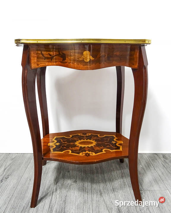Stylowa KOMODA brzuchata EMPIRE LUDWIK BLAT 47cm wielkopolskie Kalisz