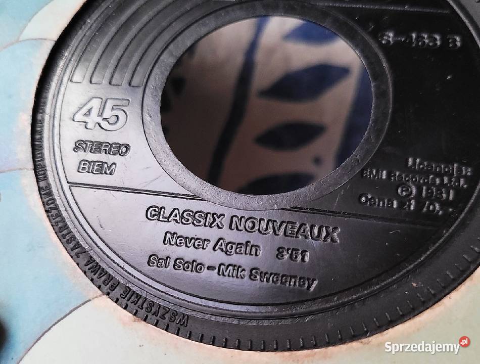 Classix Nouveaux singiel płyta winylowa kujawsko-pomorskie Chełmno