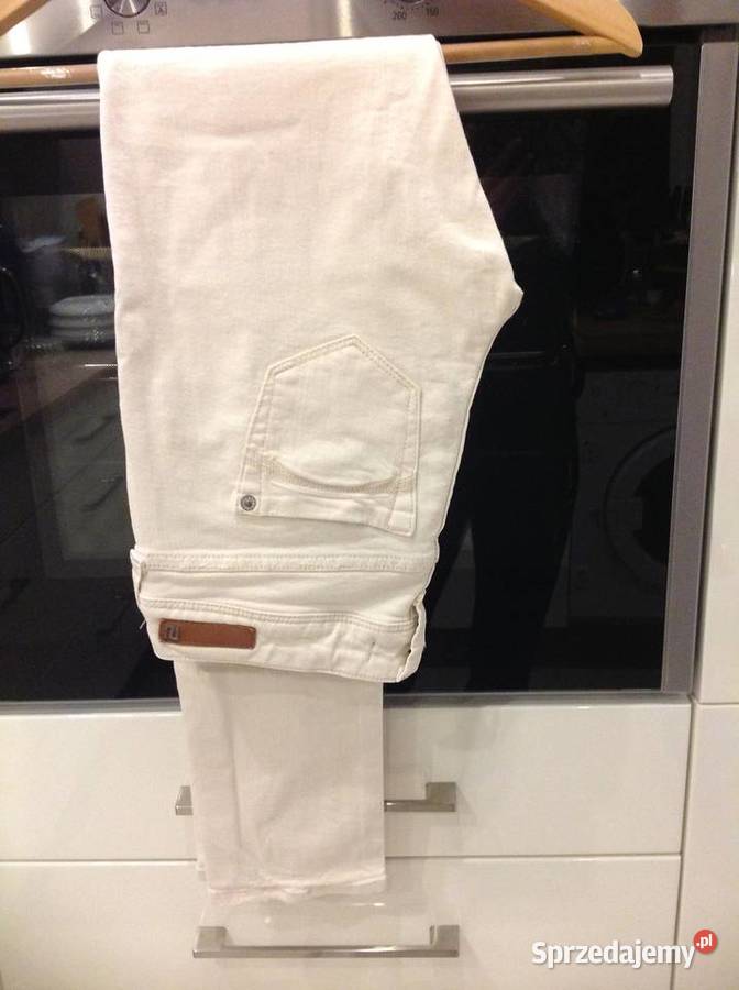 Spodnie Jeans Damskie River Island 36 Białe j biały Nowa Sól