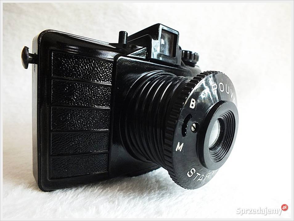 POUVA START Czarny aparat bakelitowy z lat Antyki Żary