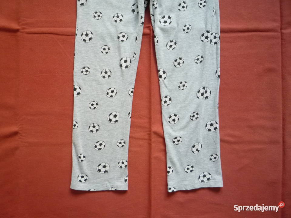 Sinsay 128134 Spodnie piżamy Szare piłka nożna Piżamy i szlafroki Szczecin