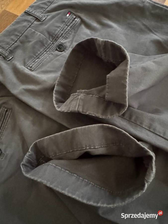 Spodnie Tommy Hilfiger slim fit bawełna elastan Dąbie