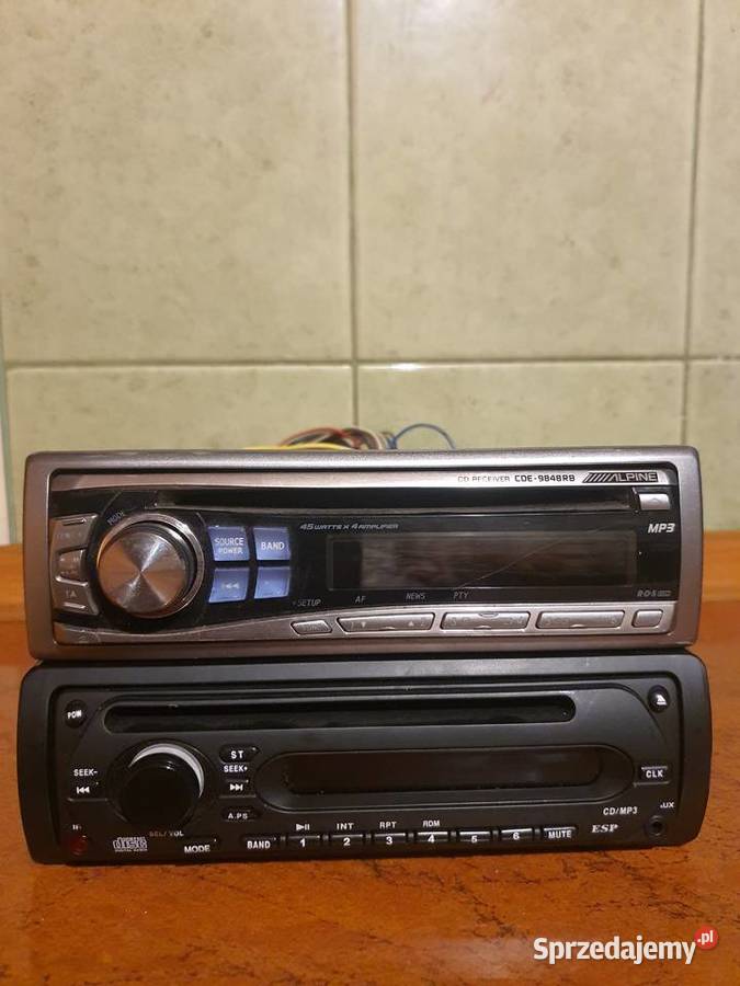 Radia samochodowe Alpine i ESP niesprawdzone łódzkie Łódź sprzedam