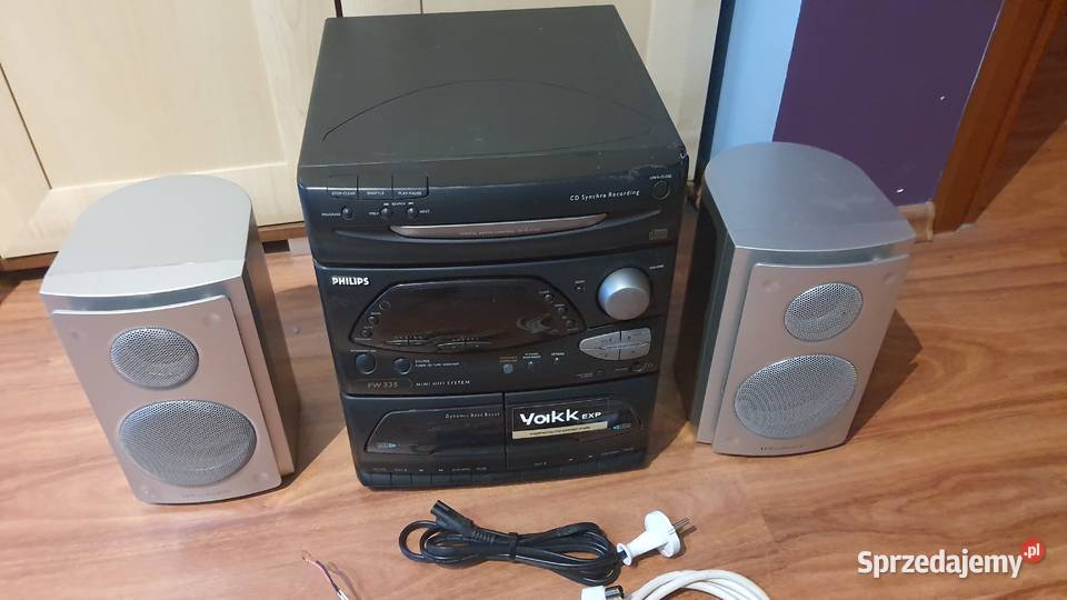 Wieża Philips FW335 z głośnikami Wharfedale