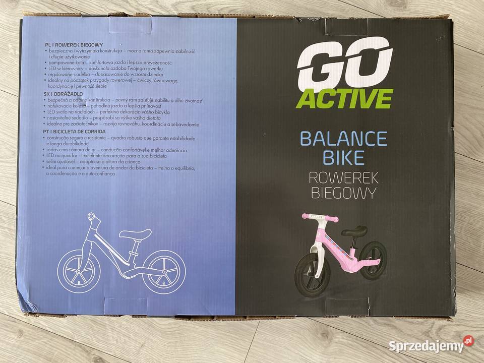 Rowerek biegowy z światełkami led śląskie Wodzisław Śląski