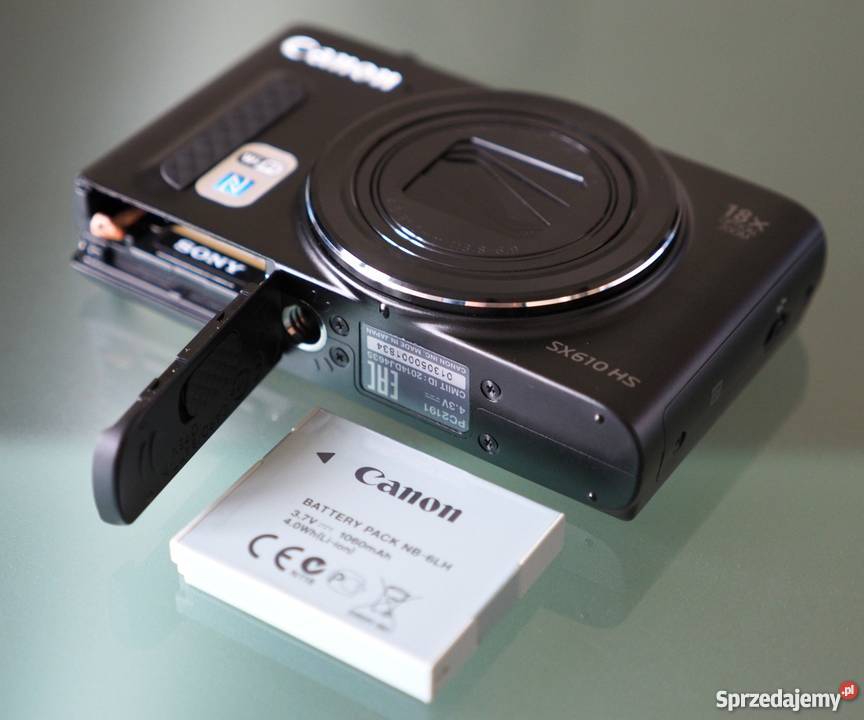 Aparat Canon PowerShot 610 HS czarny