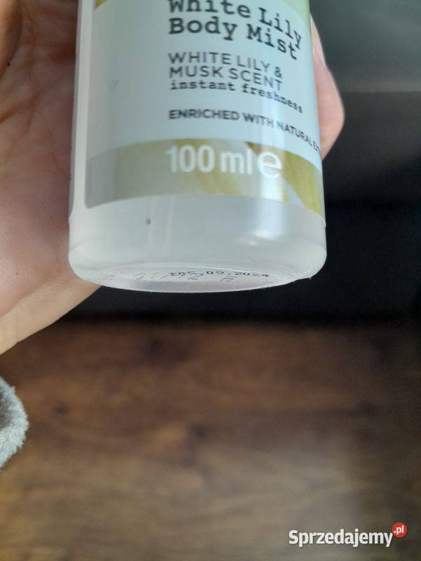 Mgiełka do ciała White Lily 100ml Dla kobiet Siadcza