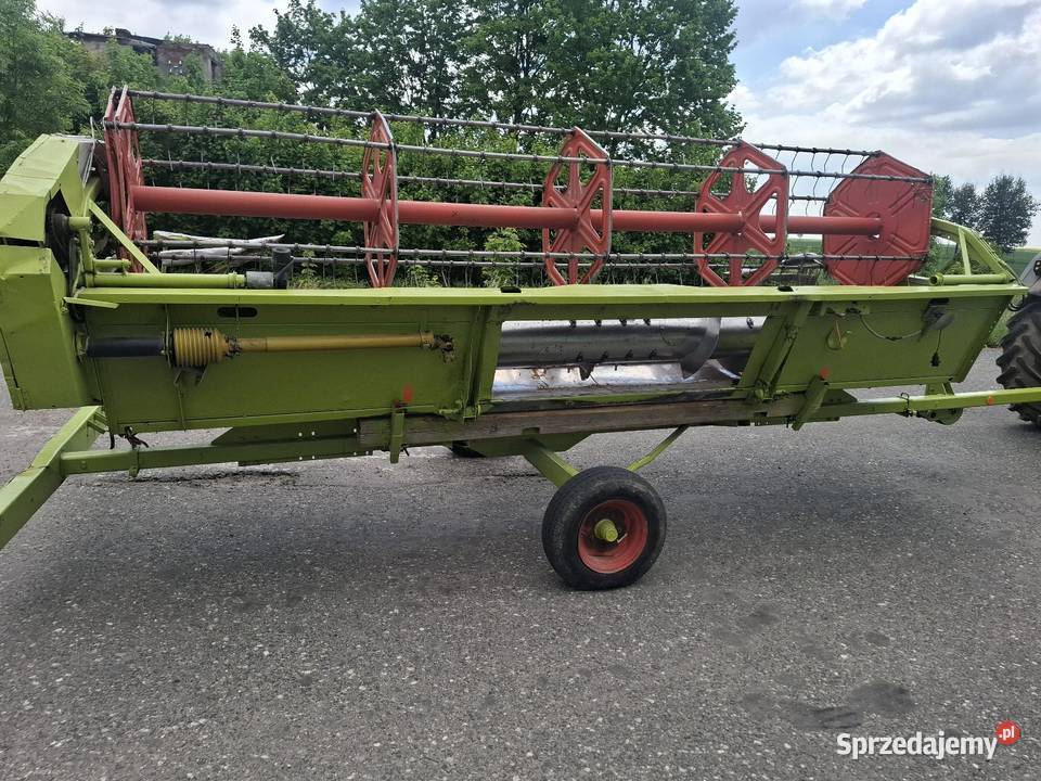 Heder Claas 51m z przysrawką do rzepaku Biała