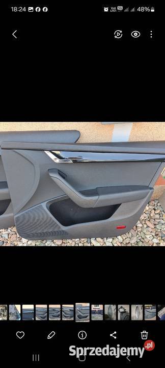 Boczki ambientie skoda octavia 3 sedan