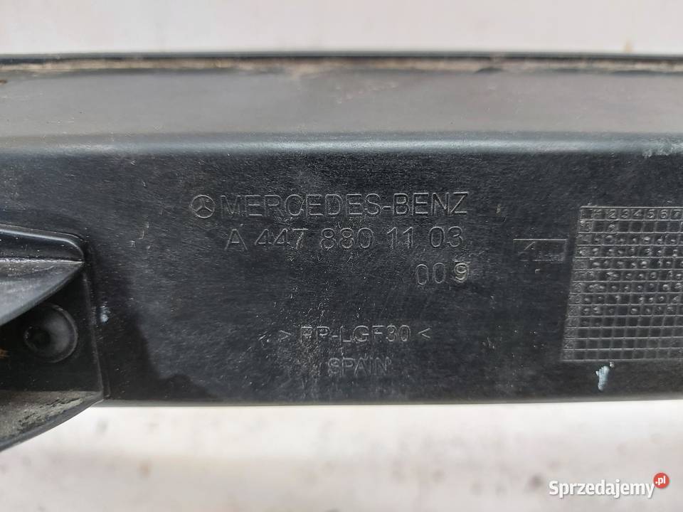 Mercedes EQV w447 Vklasa pas przedni komplet