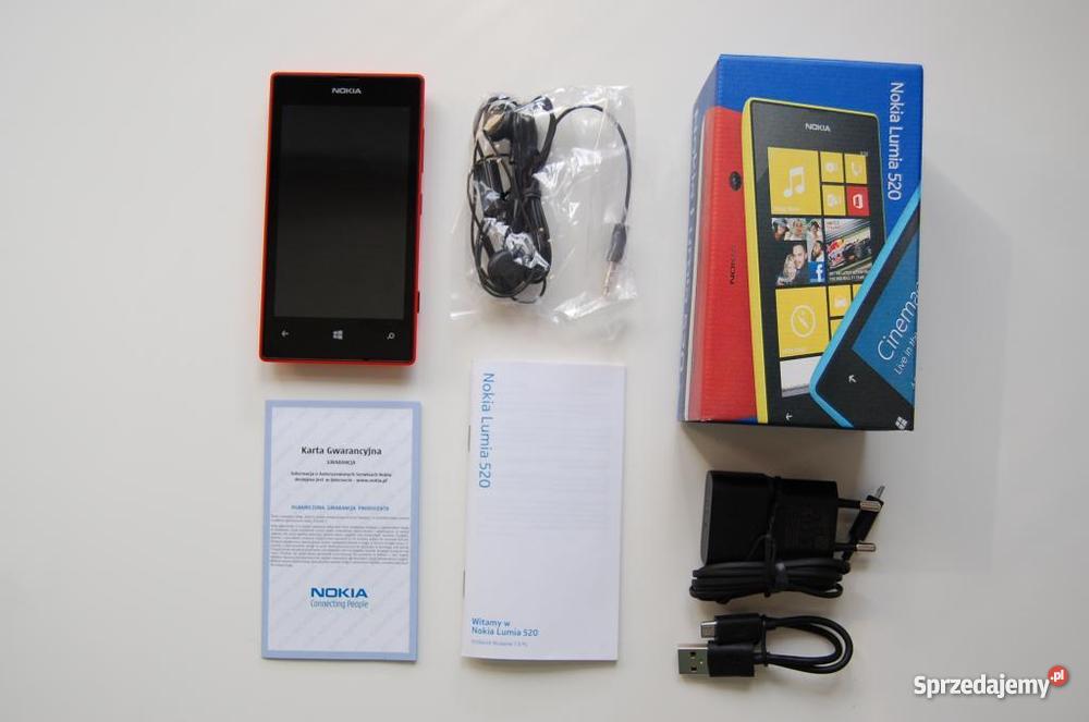 Nokia Lumia 520 CZERWONA Poznań sprzedam