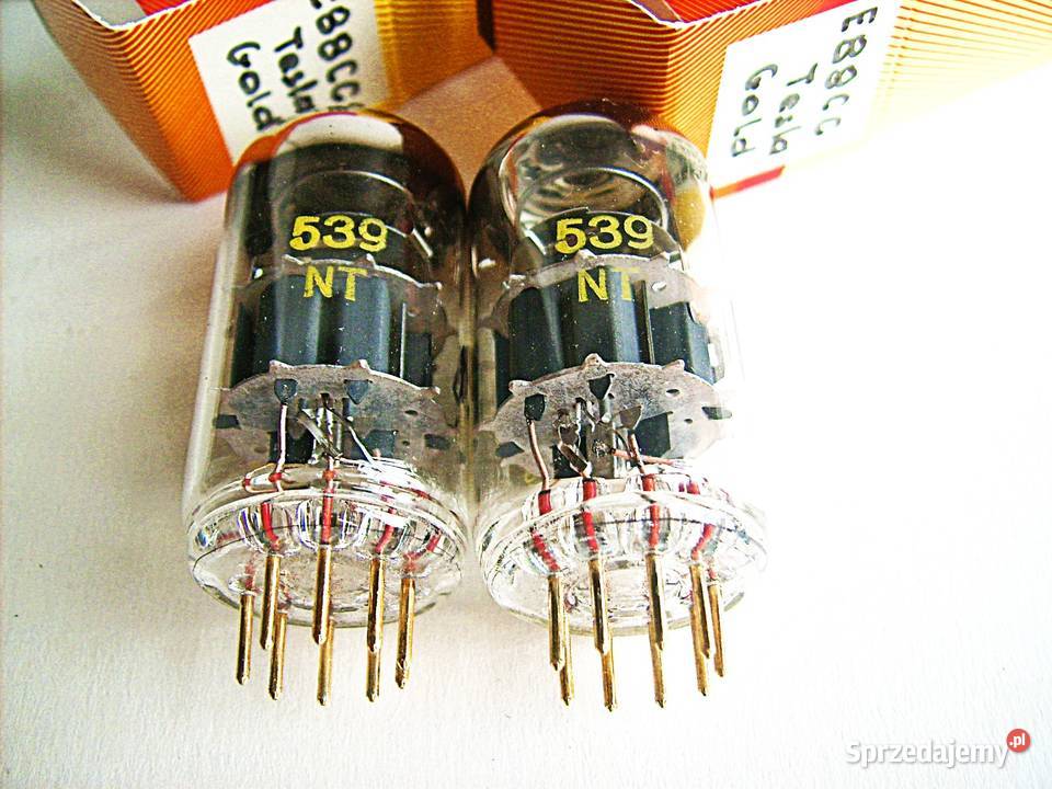 E88CC NOS TESLA GOLD PARA 1978 MOCNE Porąbka