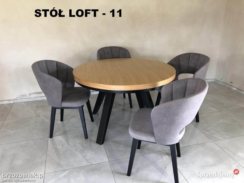 Stół Dębowy Okrągły LOFT 10 Rozkładany Do 4M sprzedam