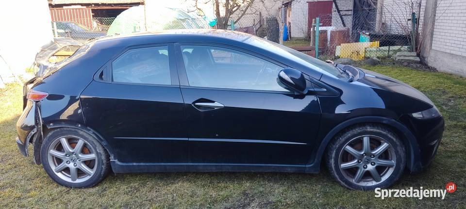 HONDA Civic VIII Uszkodzona podlaskie Siekierki sprzedam