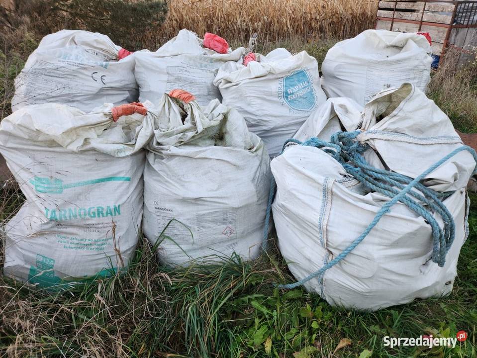 Drewno opał w Big bagach pocięte sprzedam