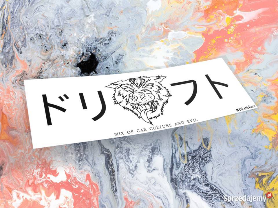 Naklejka K13 AMORAL DRIFT 15 x 5 slap jdm 2 Choroszcz