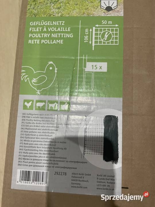 Siatka ogrodzenie kurczaków gęsi kaczek płot Kielce