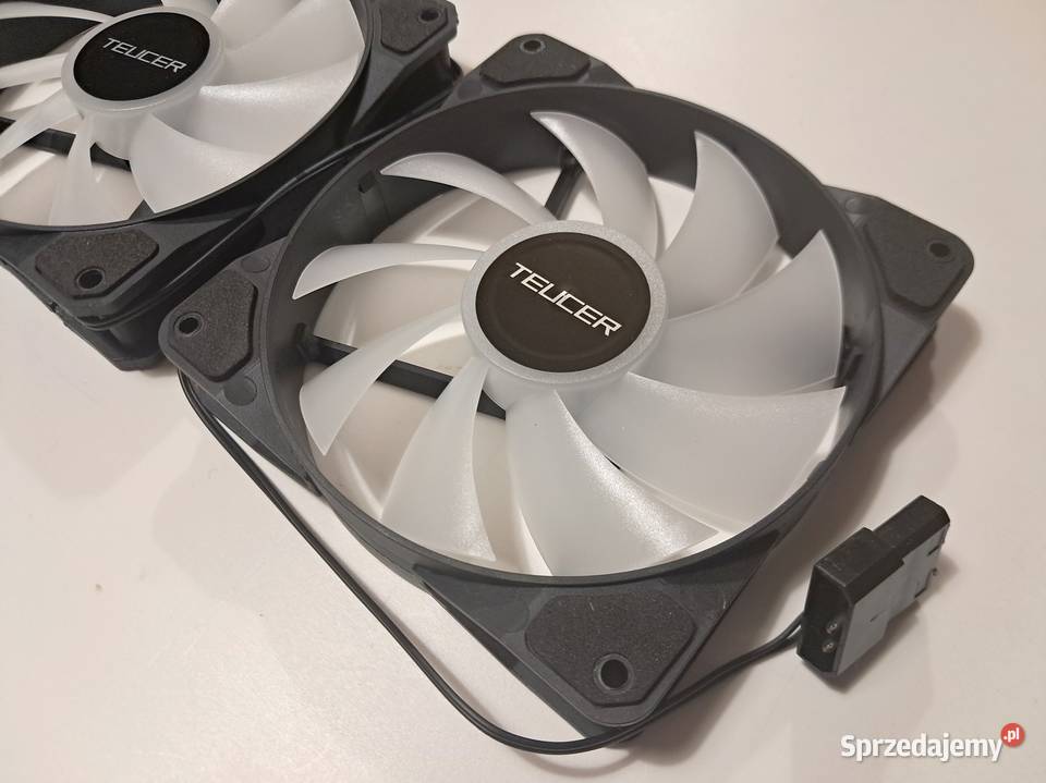 Ciche wentylatory podświetlane LED 120mm do małopolskie
