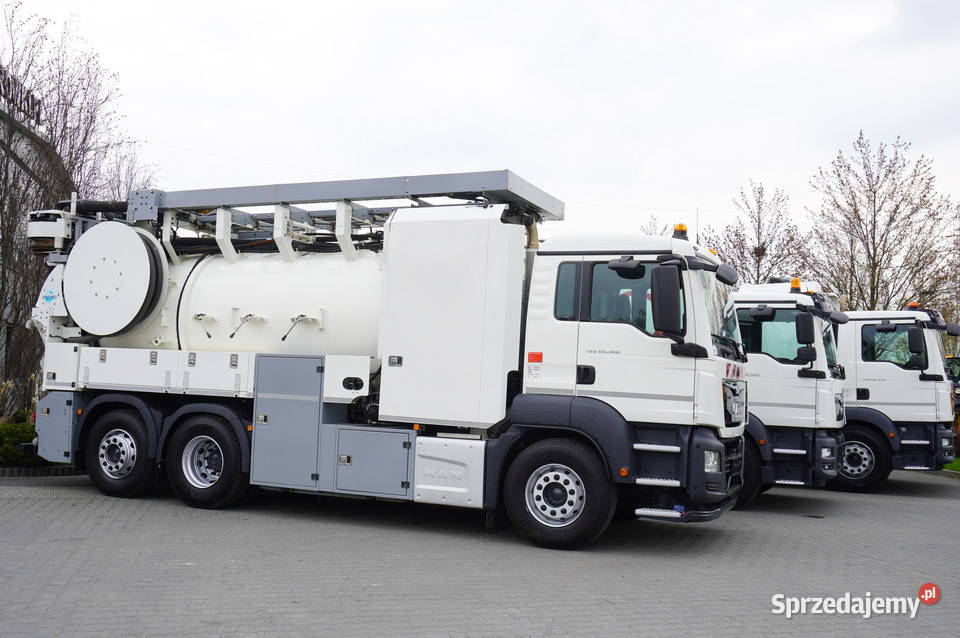 MAN TGS 26360 E6 Zabudowa WUKO Rivard 18 m3 oś Kraków