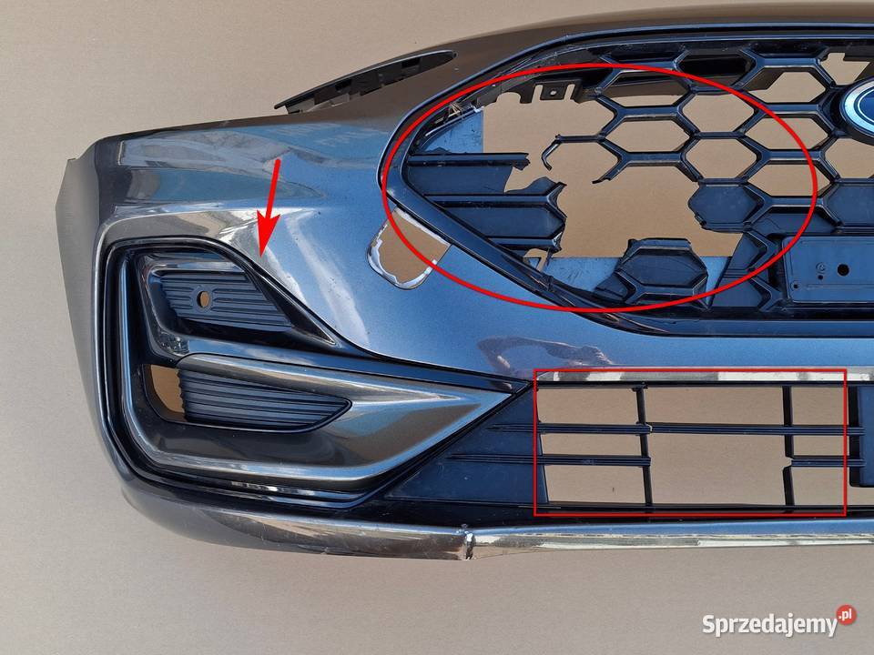 FORD FOCUS MK4 LIFT STLINE ZDERZAK PRZÓD PRZEDNI Bieleń