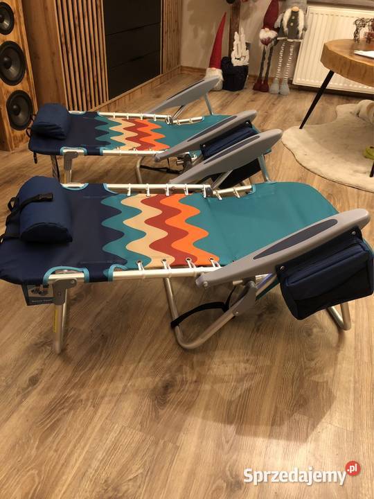 Zestaw 2 składanych krzeseł plażowych ALPHA CAMP wielkopolskie Koło