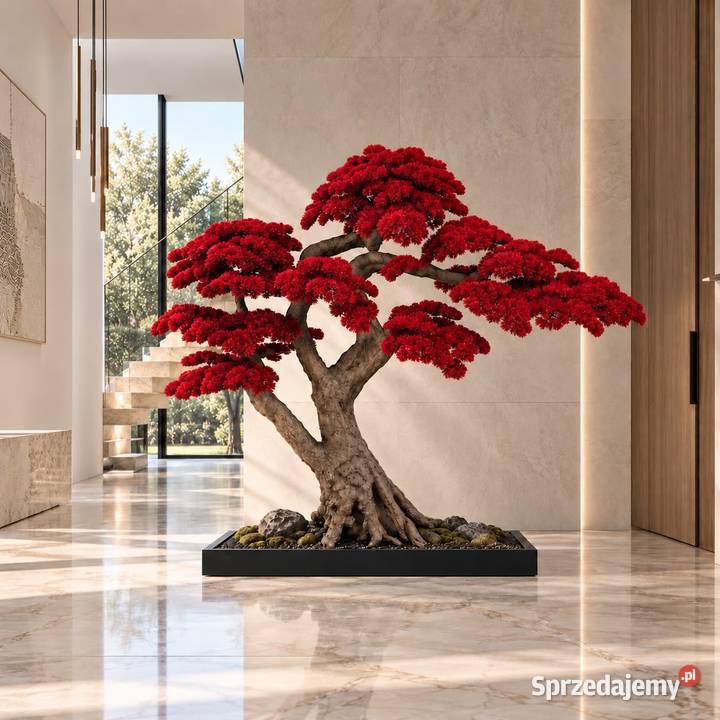 Czerwone sztuczne drzewko bonsai 150 200 małopolskie Golkowice