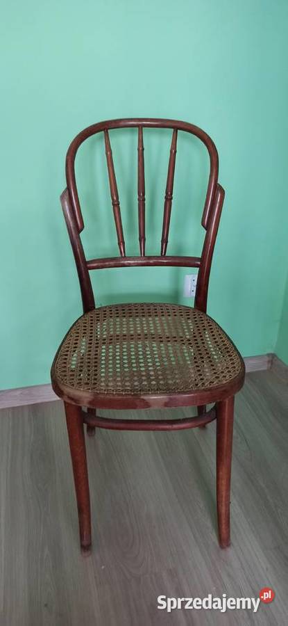 Krzesła gięte Thonet z plecionką 2 Kraków sprzedam