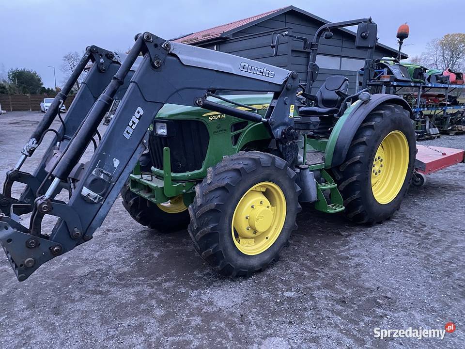 John Deere 5085M ładowacz QUICKE oborak 2012r łódzkie Biała