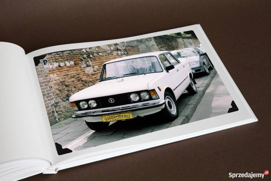 Zabytkowy samochód do ślubu FIAT 125p auto ślub