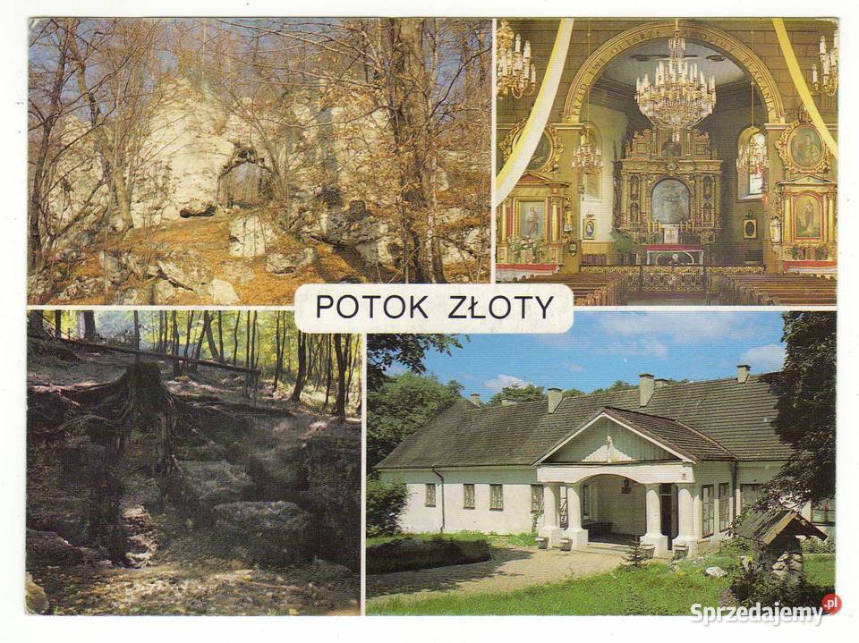 POTOK ZŁOTY POCZTÓWKA WIELOWIDOKOWA 1