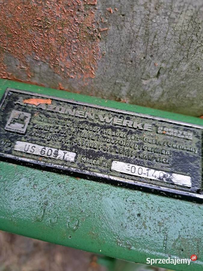 Opryskiwacz Amazone US604T 600 Litrów 12M nieuszkodzony Skała sprzedam