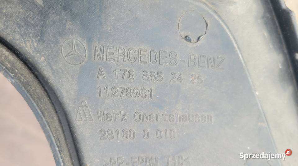 MERCEDES A KLASA W176 AMG DOKŁADKA ZDERZAKA TYŁ osobowe Ruda Śląska sprzedam