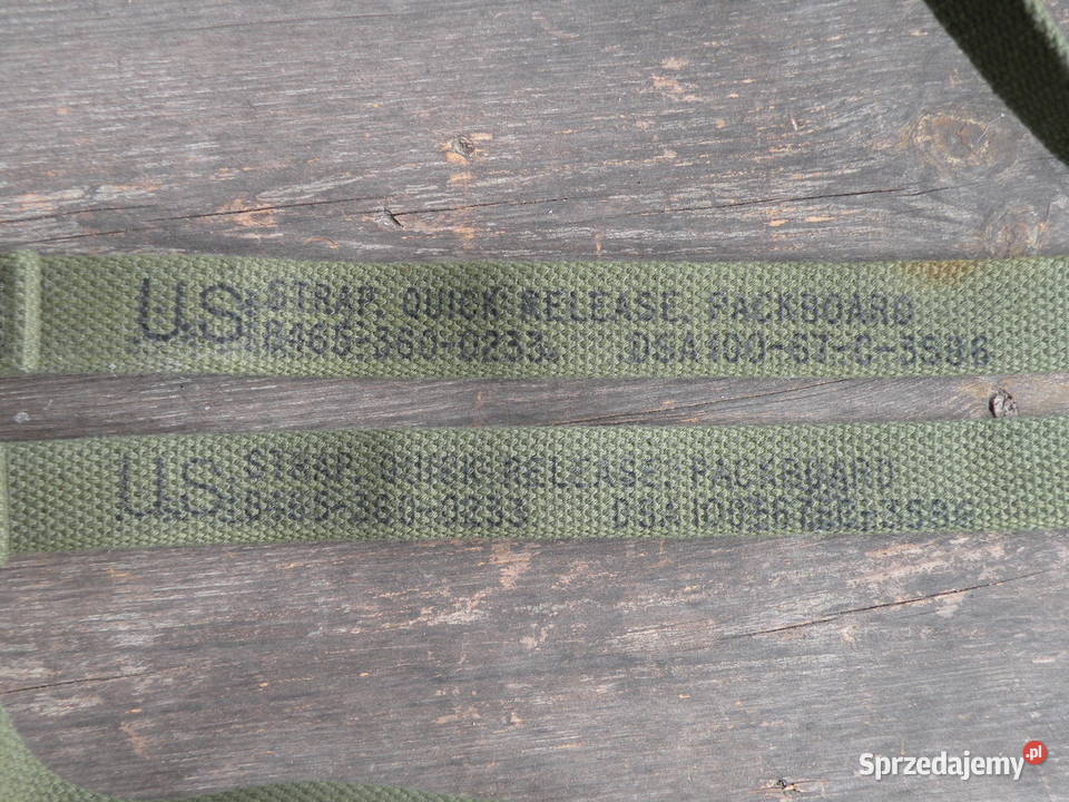 Troki Us Army m1956 quick relase packboard 67r sprzedam