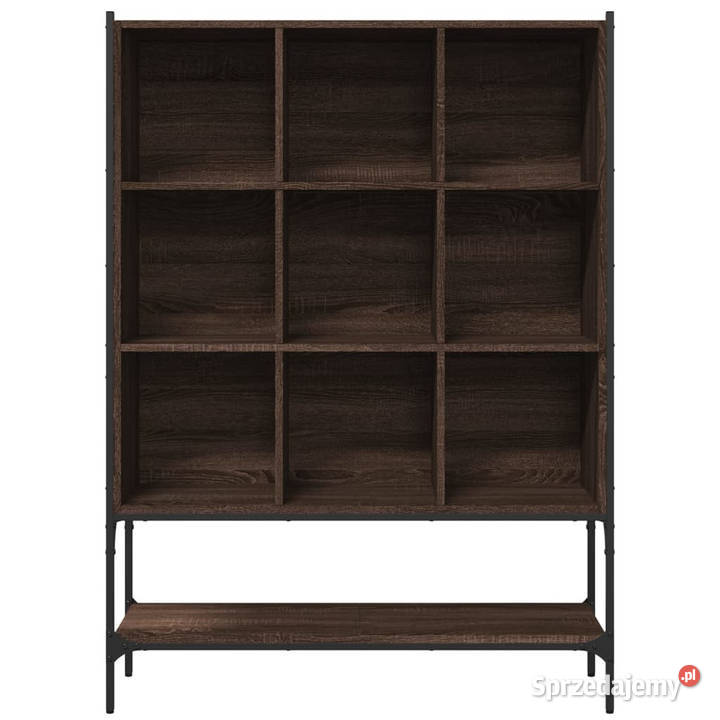 Regał brązowy dąb 102x30x1415 materiał Warszawa