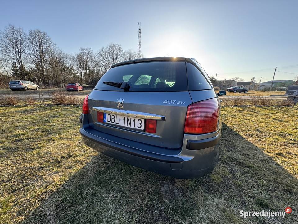 Peugeot 407 kupiony w Polsce Czerna