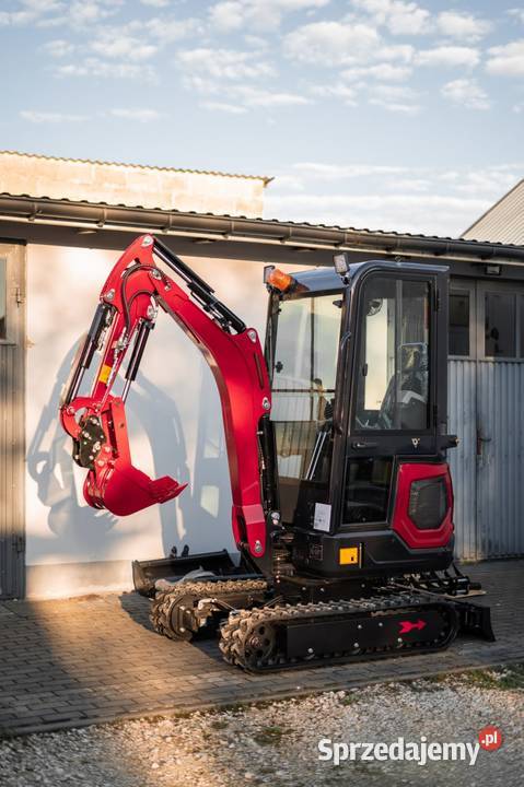 18002000 Minikoparka 18t 2t silnik KUBOTA Blok Dobryszyce