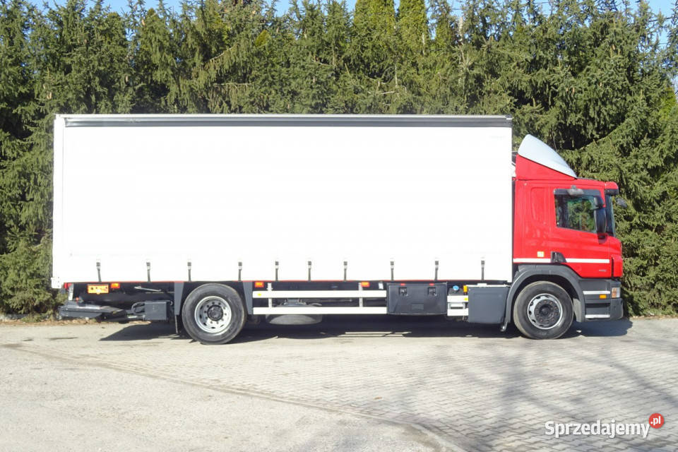 Scania P250 Euro 6 sypialna firanka wys260 winda Góra Kalwaria