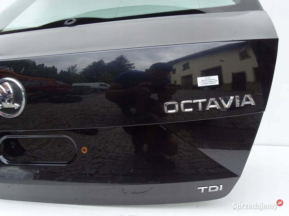 KLAPA TYŁ TYLNA BAGAŻNIKA Z SZYBĄ LF9R SKODA