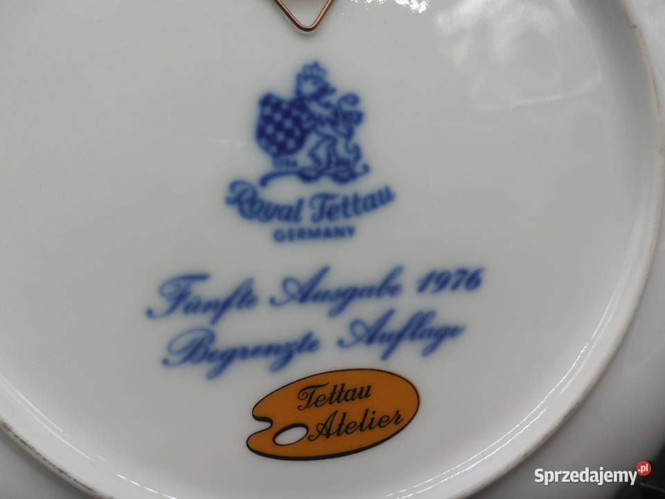 Talerz kolekcjonerski świąteczny Royal Tettau z Raszków sprzedam