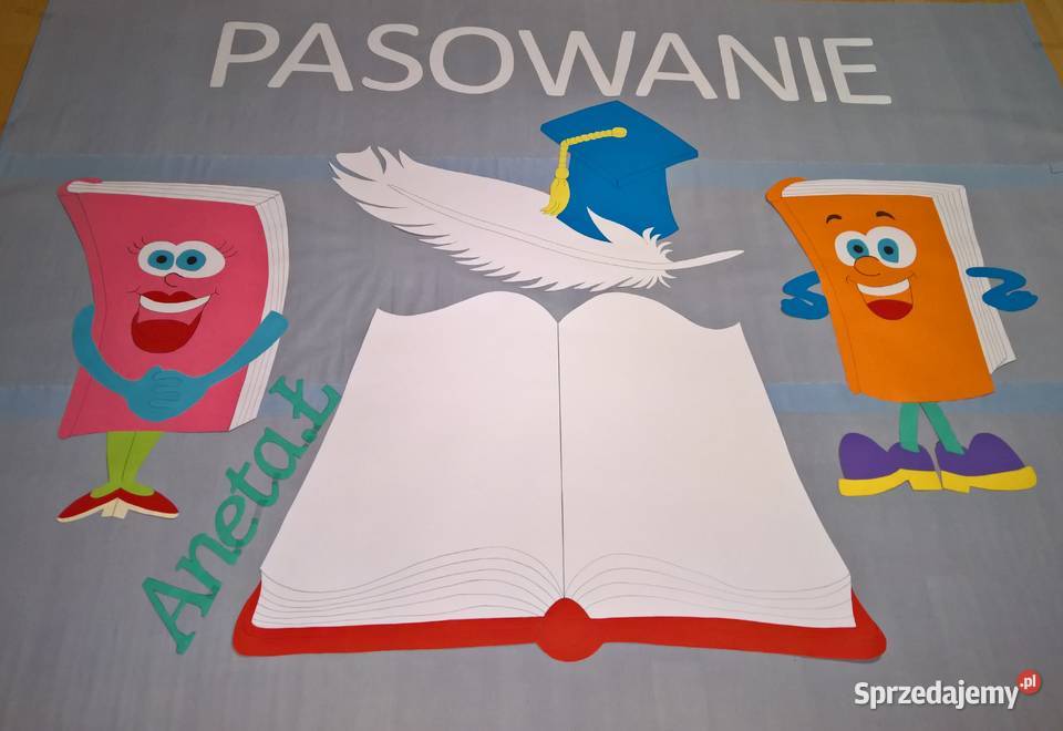 Dekoracje na Ślubowanie z brystolu 504102 444 Pozostałe mazowieckie Garwolin