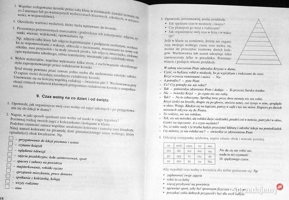 Poradnik dydaktyczny Godziny wychowawcze