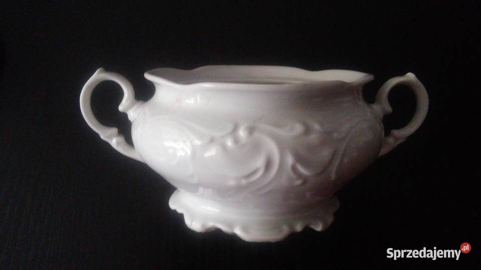 Cukiernica porcelanowa biała Wawel Warszawa