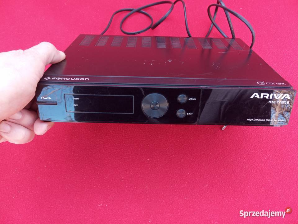 Dekoder Ferguson Ariva 102 Cable PVR media pliki Reda