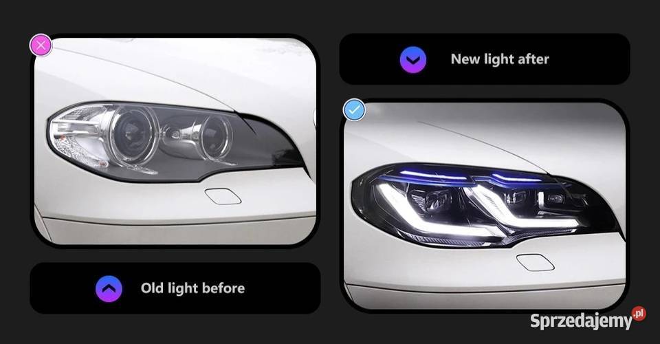 NOWE lampy przednie lampa przód BMW X5 E70 X6 Bełchatów