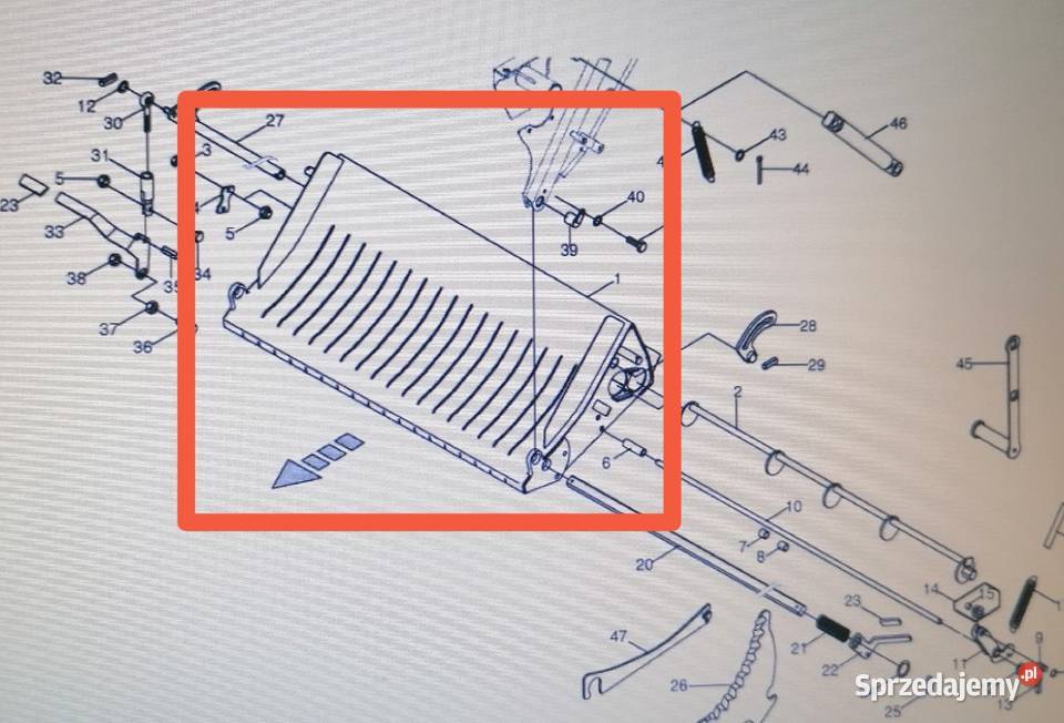 Podłoga rotora Krone Comprima CV150XC Zajęczniki
