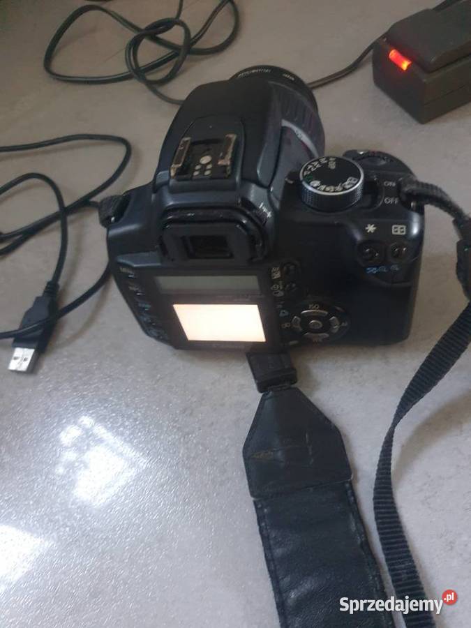 Canon d350 lustrzanka 3 baterie Leżajsk