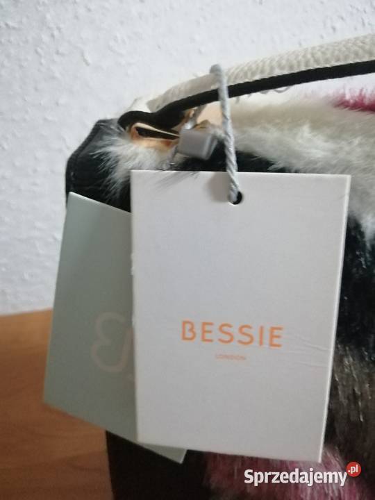 Bessie London futrzana torebka z metką Faux fur Zgorzelec